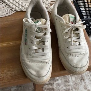 Reebok white sneakers